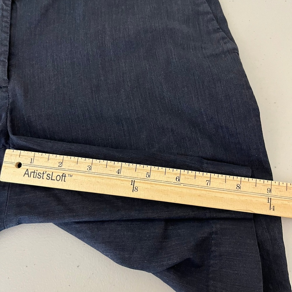 Ann Taylor Signature Petite Dark Wash Denim Look Stretch Shorts Size 6P - Picture 7 of 12